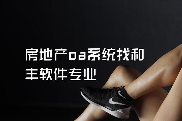房地产oa系统找和丰软件专业