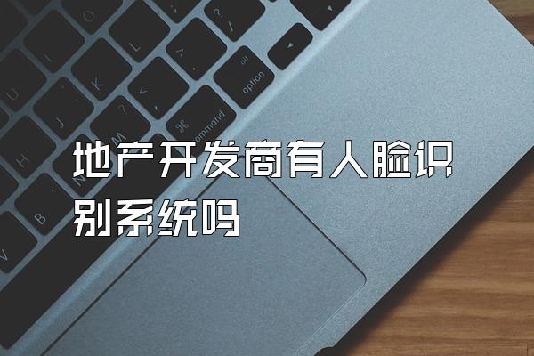 地产开发商有人脸识别系统吗