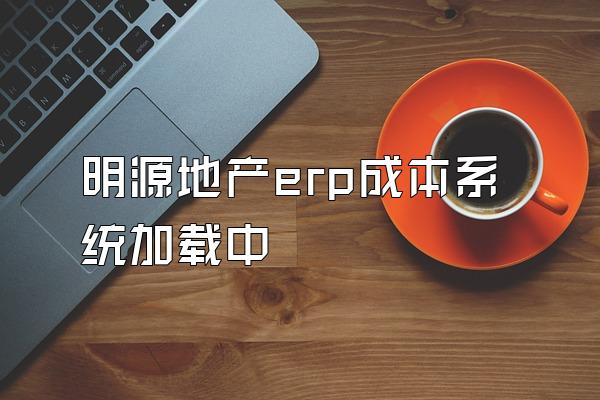 明源地产erp成本系统加载中