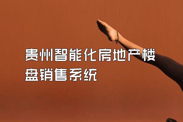 贵州智能化房地产楼盘销售系统