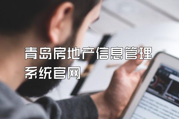 青岛房地产信息管理系统官网