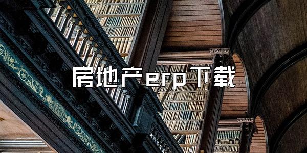 房地产erp下载