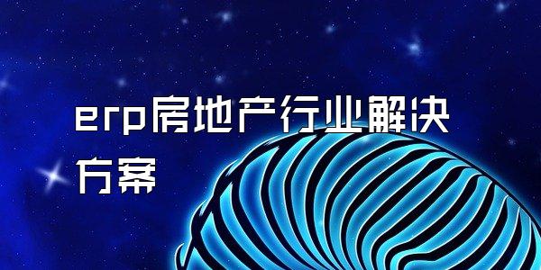 erp房地产行业解决方案