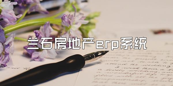 兰石房地产erp系统