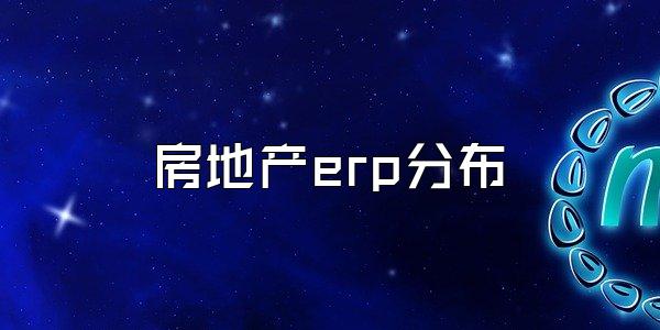 房地产erp分布