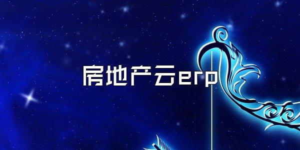 房地产云erp