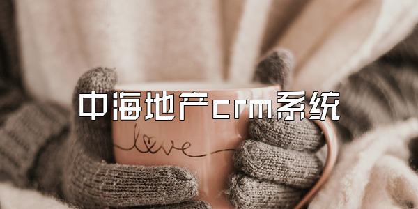 中海地产crm系统