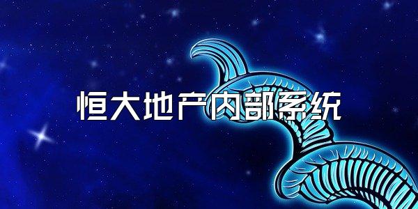 恒大地产内部系统