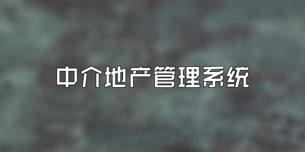 中介地产管理系统