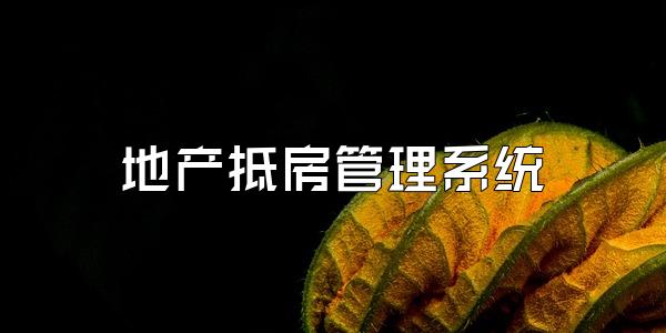 地产抵房管理系统