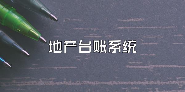 地产台账系统