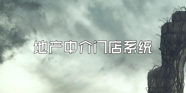 地产中介门店系统