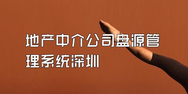 地产中介公司盘源管理系统深圳