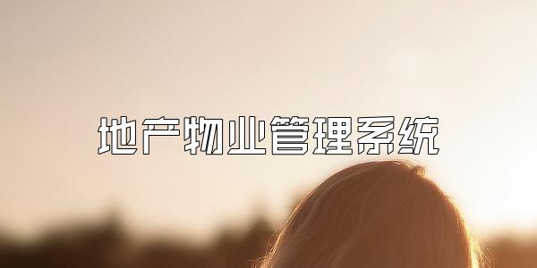 地产物业管理系统
