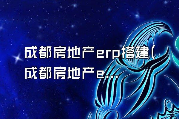 成都房地产erp搭建(成都房地产erp搭建公司)