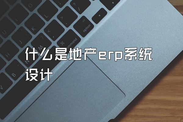 什么是地产erp系统设计
