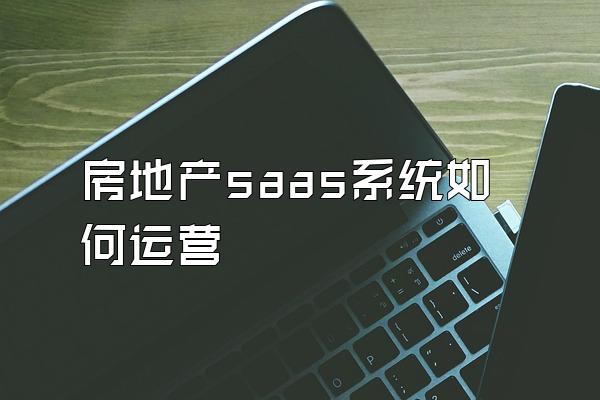 房地产saas系统如何运营