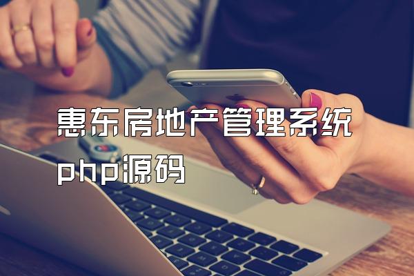 惠东房地产管理系统php源码