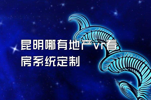昆明哪有地产vr看房系统定制