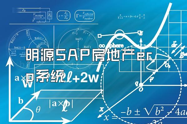 明源SAP房地产erp系统
