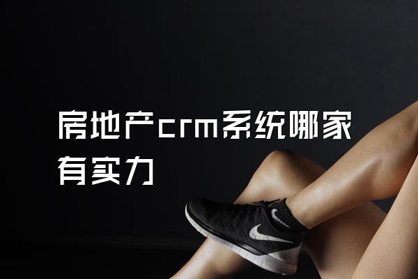 房地产crm系统哪家有实力