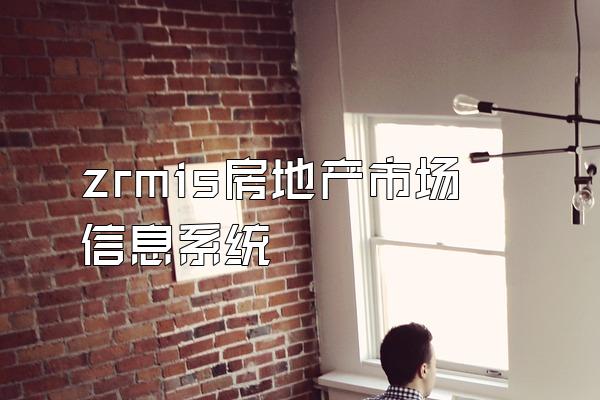 zrmis房地产市场信息系统