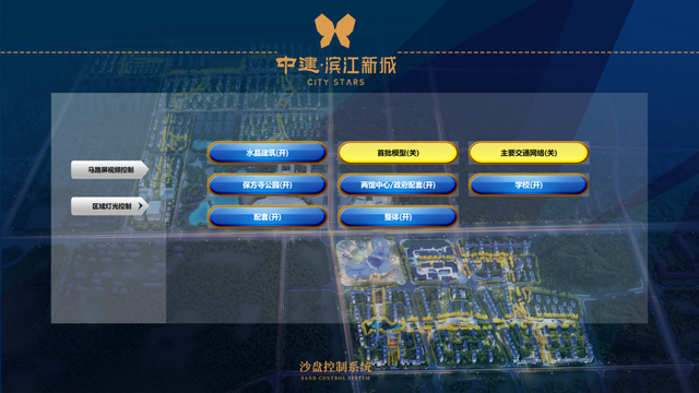 售楼部沙盘模型控制系统|沙盘解决方案